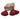 Honda OEM red side mirror cap covers for Civic Type-R FL5, packaged with box for delivery.